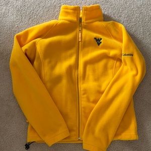 Women’s Columbia WVU fleece jacket size medium